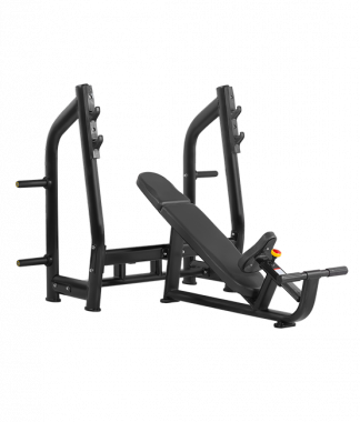 Скамья для жима с положительным наклоном Bronze Gym H-025 (черный)