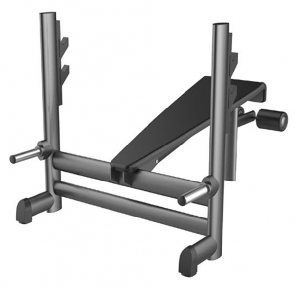 Скамья-стойка для жима под углом вниз Gym80 G-4006