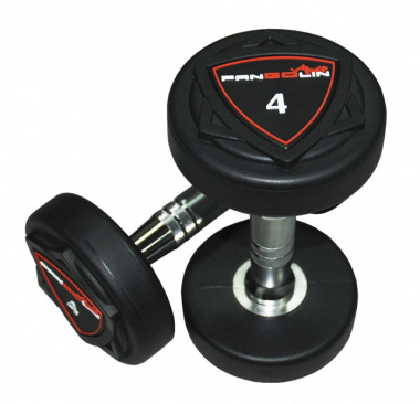 Круглые полиуретановые гантели Pangolin Fitness DB006PU - (от 6 до 50кг.)