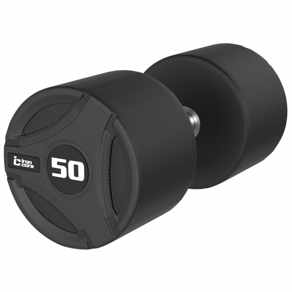 Гантельный ряд обрезиненный IRON CORE Nova 5 пар 40 - 50кг IC1012C 40-50