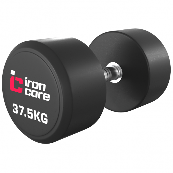 Гантельный ряд обрезиненный IRON CORE Standard 5 пар 27.5 - 37.5 кг IC1012 27,5-37,5