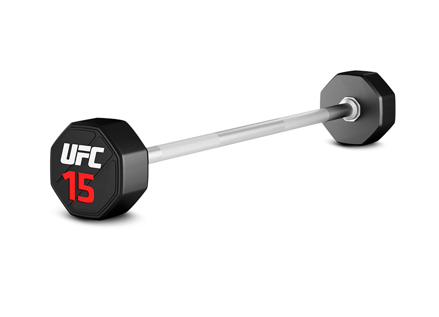 Сет из прямых уретановых штанг UFC 10 шт. 10-45кг