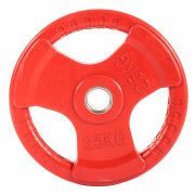 Диск для штанги каучуковый, черный D51 мм PROFI-FIT  1 кг