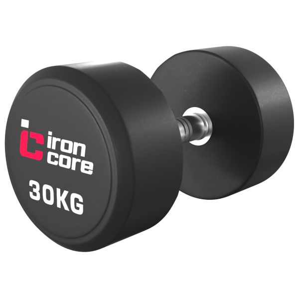 Гантельный ряд обрезиненный IRON CORE Standard 5 пар 27.5 - 37.5 кг IC1012 27,5-37,5